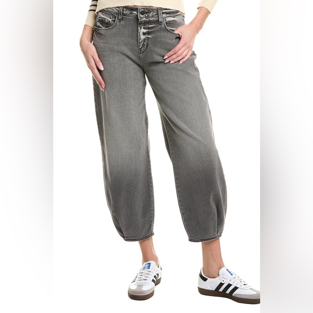 L’AGENCE Krista High Rise Tapered leg jeans Gray- size25 New!